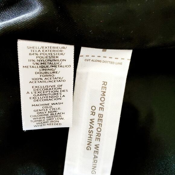 NWT Ann Taylor LOFT Mosaic Brocade Shimmer Jacquard Jacket Women's Size XXS - Picture 4 of 10